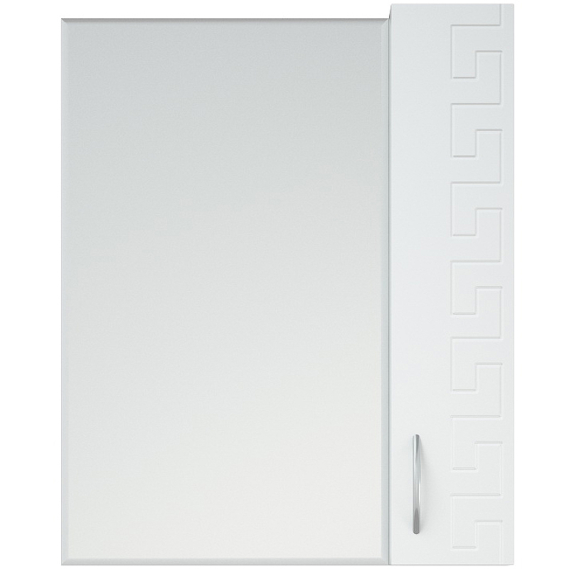 Зеркало со шкафом Corozo Олимп 60 SD-00000653 Белое зеркало со шкафом corozo лорена 65 sd 00000296 с подсветкой антик белое
