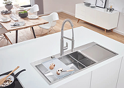 Кухонная мойка Grohe K1000 116 L 31581SD1 Нержавеющая сталь-8