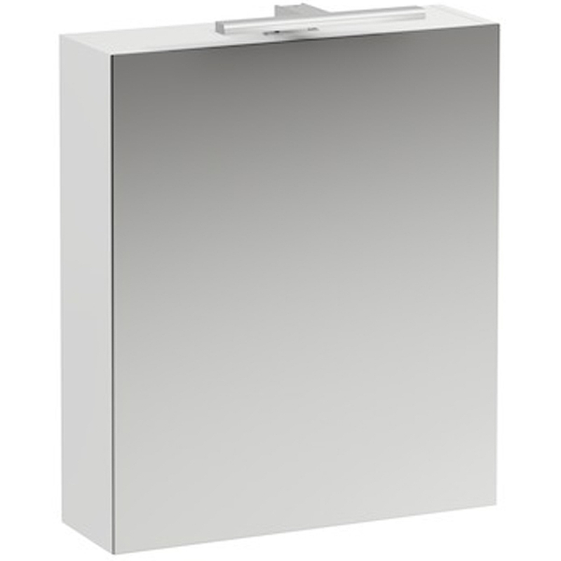 Зеркальный шкаф Laufen Base 60 4.0275.2.110.261.1 R с подсветкой Белый глянец зеркальный шкаф lemark zenon 60 lm60zs z с подсветкой белый глянец