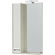 Зеркальный шкаф Aquaton Бекка PRO 50 1A214502BAC20 с подсветкой Белый Дуб сомерсет