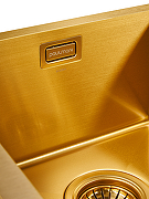 Кухонная мойка Paulmark Dopplet 78 PM507844-BG Брашированное золото-2