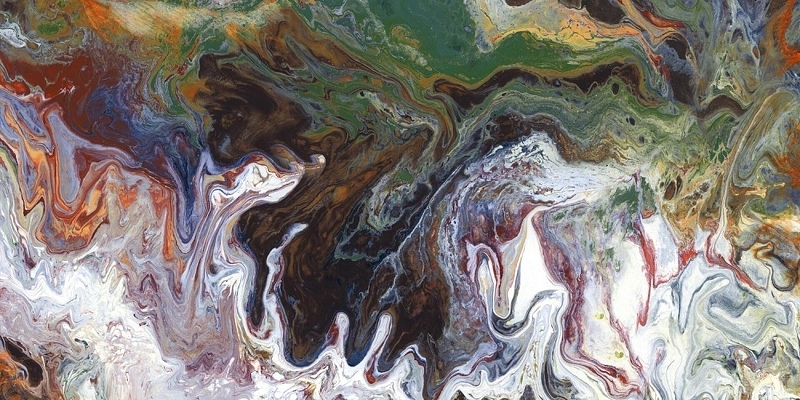 Керамогранит Bluezone Splater Wave Nebula Series 60х120 см - фото 1