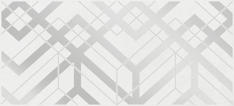 Керамический декор Cersanit Alrami геометрия серый 15916 20х44 см керамический декор cersanit alrami вставка многоцветная am2g451 20х44 см