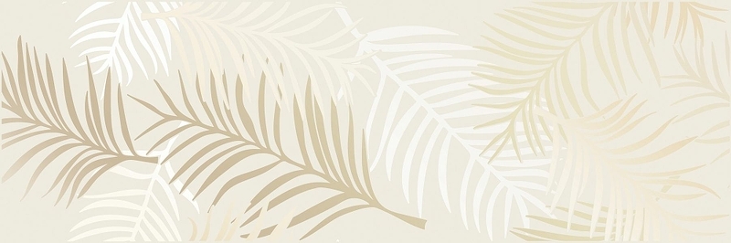 Керамический декор Cersanit Chance Вставка светло-бежевая листья 15922 25х75 см керамический декор cersanit ivory линии 15921 25х75 см