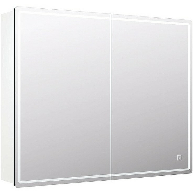 Зеркальный шкаф Vigo Geometry 100 zsh.GEO.100.El с подсветкой Белый зеркальный шкаф vigo diana 600 мм с подсветкой белый