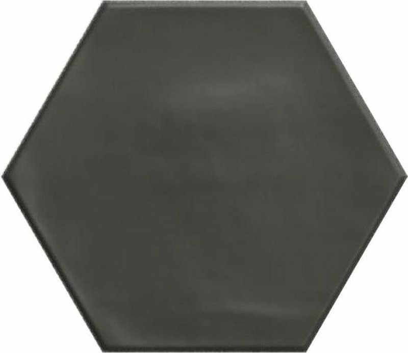 Керамогранит Ceramica Ribesalbes Geometry Hex Black Matt PT03147 15х17,3 см