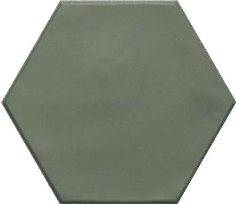 Керамогранит Ceramica Ribesalbes Geometry Hex Green Matt PT03150 15х17,3 см