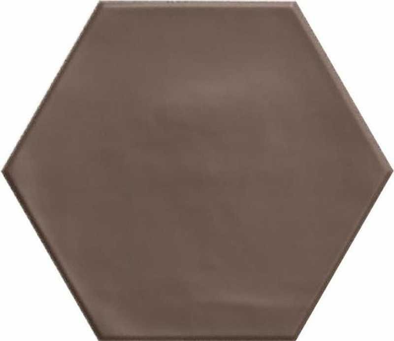 Керамогранит Ceramica Ribesalbes Geometry Hex Brown Matt PT03151 15х17,3 см