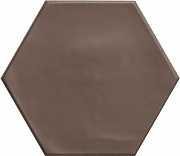 Керамогранит Ceramica Ribesalbes Geometry Hex Brown Matt PT03151 15х17,3 см
