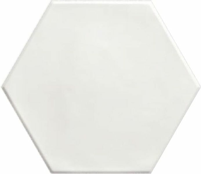 Керамогранит Ceramica Ribesalbes Geometry Hex White Matt PT03146 15х17,3 см