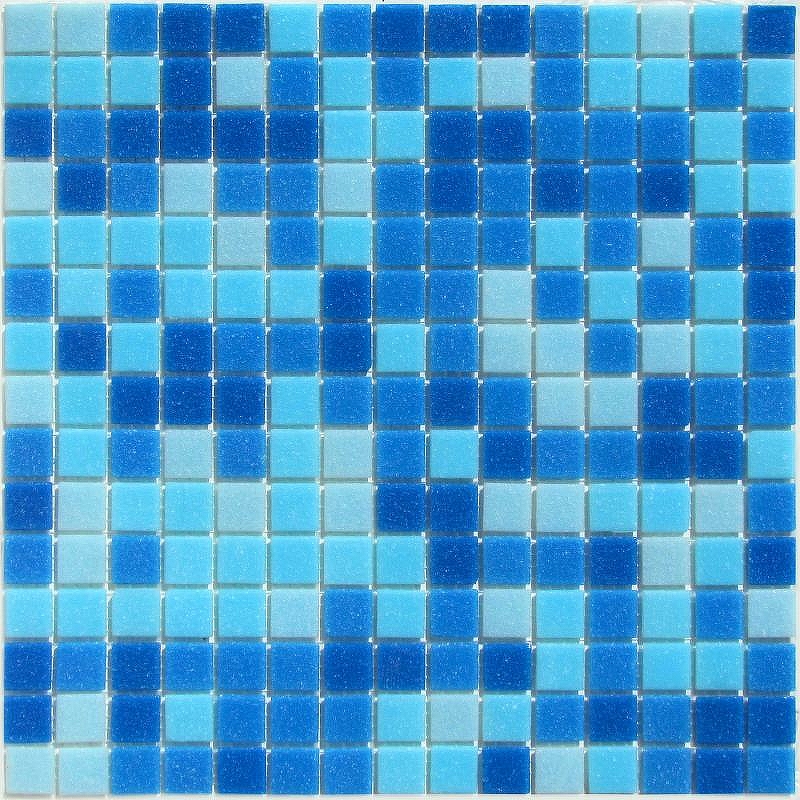 Стеклянная мозаика Bonaparte Aqua 150 на сетке 32,7х32,7 см