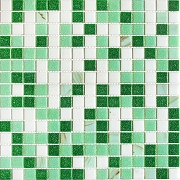 Стеклянная мозаика Bonaparte Grass 32,7х32,7 см