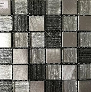 Стеклянная мозаика Bonaparte Trend Silver 30х30 см-5