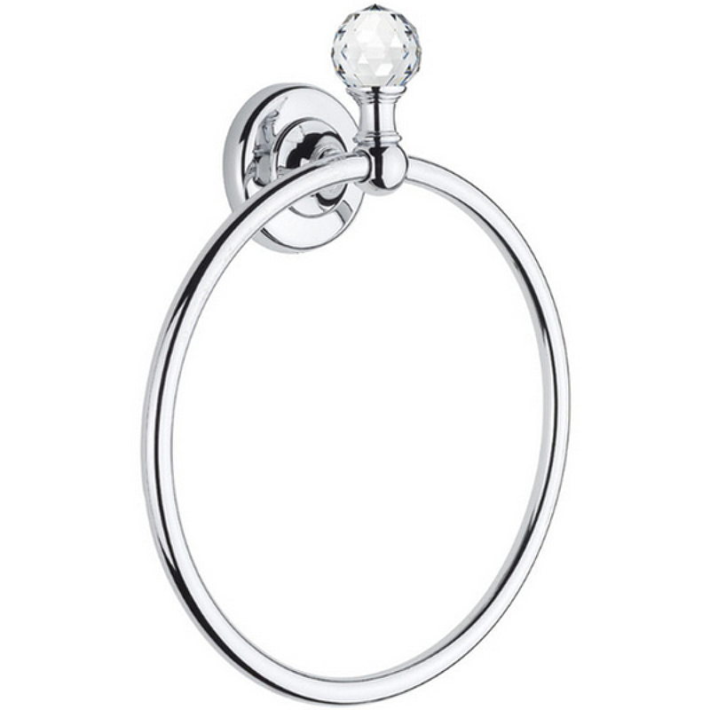Кольцо для полотенец Migliore Amerida 16581 Хром с кристаллом Swarovski кольцо для полотенец migliore mirella 17241 хром