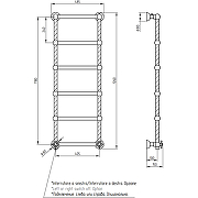 Электрический полотенцесушитель Migliore Edera 126x48 L 20299 Хром-1