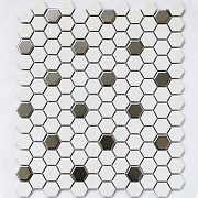 Керамогранитная мозаика Bonaparte Babylon Silver matt 26х30 см