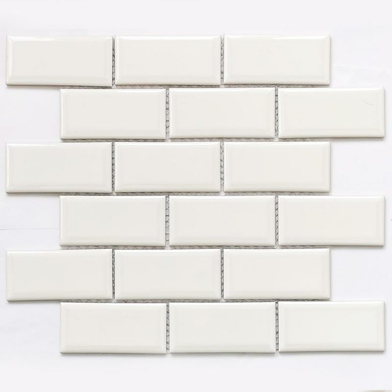 цена Керамогранитная мозаика Bonaparte Brick White 28,7х29,2 см