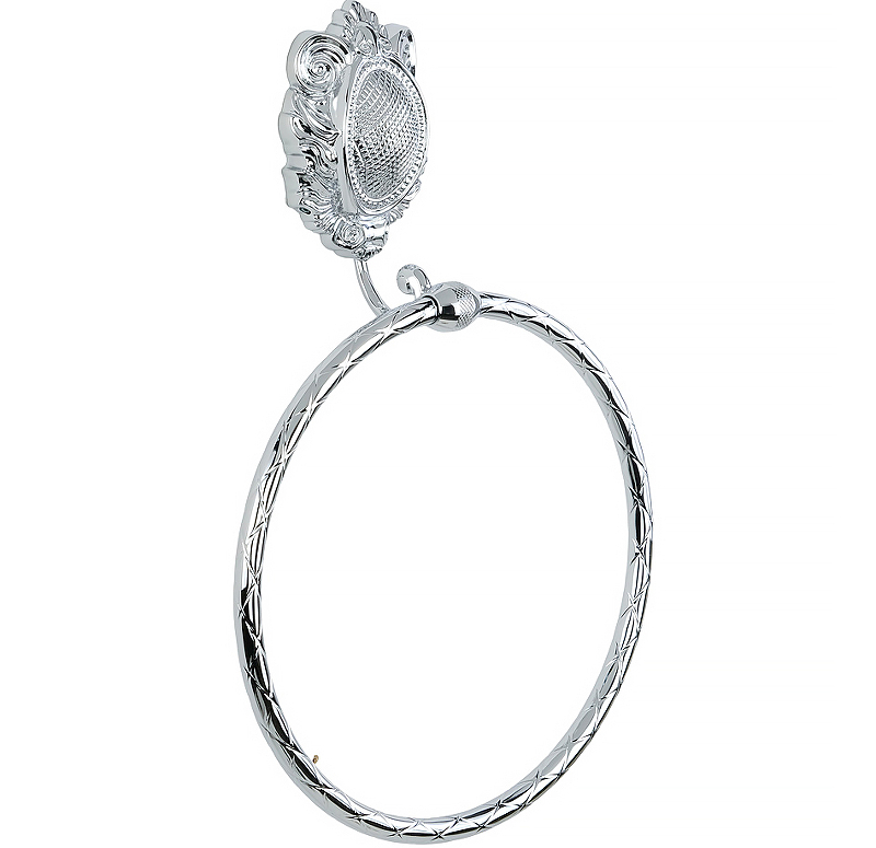Кольцо для полотенец Migliore Cleopatra 16660 Хром кольцо для полотенец migliore cleopatra 16632 бронза