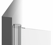 Душевая дверь Ravak Chrome CSD1-80 0QV40100Z1 профиль Белый стекло Transparent-3