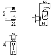 Дозатор для жидкого мыла Ideal Standard IOM E2252AA Хром-2