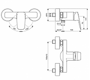 Смеситель для душа Ideal Standard Ceraplan BD250AA Хром-5