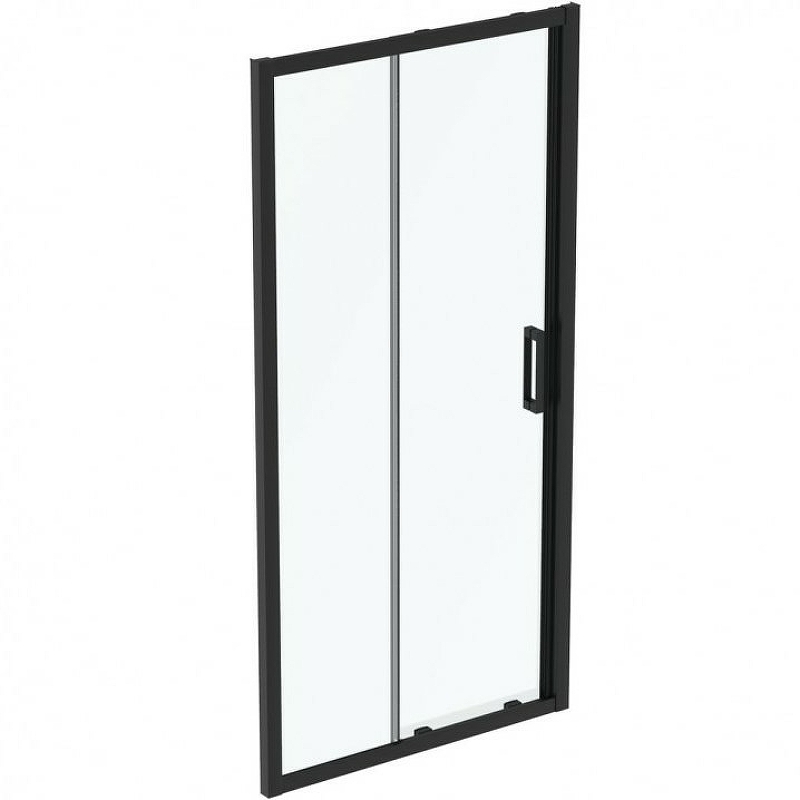 Душевая дверь Ideal Standard Connect 2 100 K9273V3 профиль Черный стекло прозрачное цена и фото