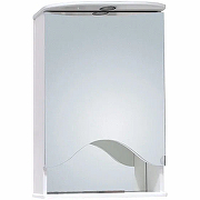 Зеркальный шкаф Onika Лидия 50 L 205003 с подсветкой Белый