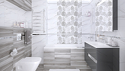 Керамическая плитка Laparet Elegance белый настенная 20x50 см-2