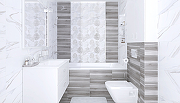 Керамическая плитка Laparet Elegance белый настенная 20x50 см-4