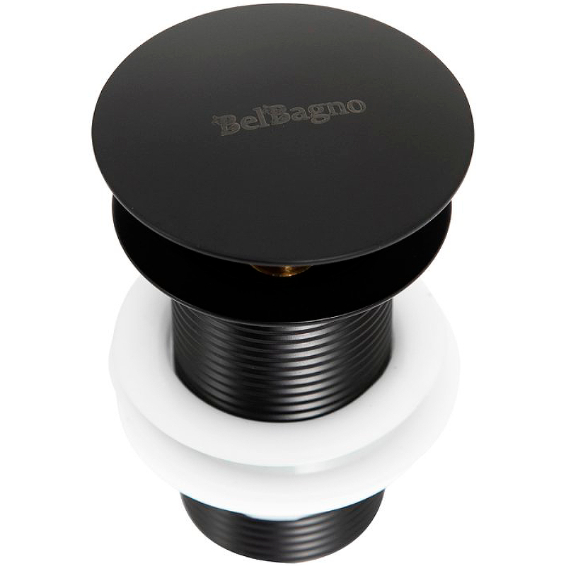 Донный клапан BelBagno BB-SC-NERO Сlick-Сlack Черный матовый донный клапан ravak x01373 сlick сlack хром