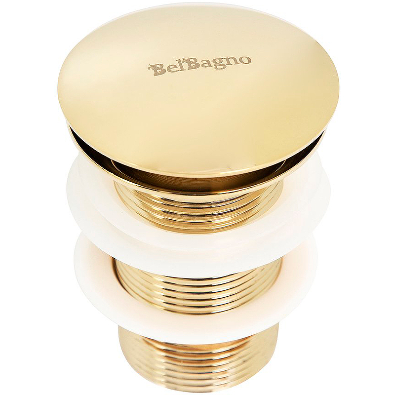 Донный клапан BelBagno BB-SC-ORO Сlick-Сlack Золото донный клапан ravak x01437 сlick сlack хром