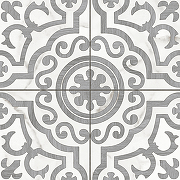 Керамогранит Cersanit Siena узоры белый рельеф 16188 (A16010) 42x42 см