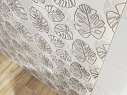 Керамический декор Cersanit Glory белый листья 15920 25x75 см-3