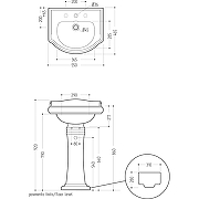 Раковина Migliore Bella 56 20605 Белая-4