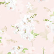 Обои Andrea Rossi Stromboli 54342-2 Винил на флизелине (1,06*10) Розовый, Цветы/Листья