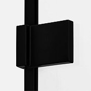 Душевая дверь New Trendy Avexa Black 80 L EXK-1546 профиль Черный стекло прозрачное-3