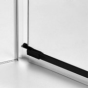 Душевая дверь New Trendy Avexa Black 80 L EXK-1546 профиль Черный стекло прозрачное-9
