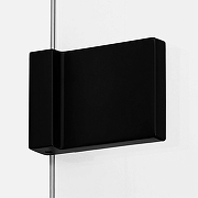 Душевая дверь New Trendy Avexa Black 100 R EXK-1551 профиль Черный стекло прозрачное-3