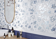 Керамическая плитка Gracia Ceramica Scarlett синяя 03 настенная 25x60 см-4