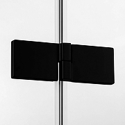 Душевой уголок New Trendy Avexa Black 100x100 L EXK-1590 профиль Черный стекло прозрачное-7