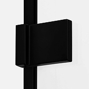 Душевой уголок New Trendy Avexa Black 100x100 EXK-1618 профиль Черный стекло прозрачное-3