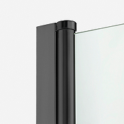 Душевой уголок New Trendy New Soleo Black 70х100 D-0229A/D-0116B профиль Черный стекло прозрачное-3