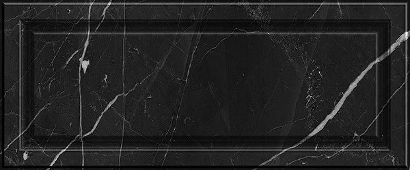 Керамическая плитка Gracia Ceramica Noir черная 02 настенная 25x60 см керамическая плитка gracia ceramica celia white 02 настенная 25x60 см