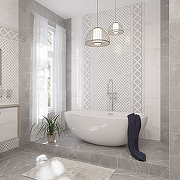 Керамический декор Gracia Ceramica Elegance серый 01 30x50 см-4