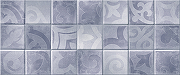 Керамическая плитка Gracia Ceramica Folk голубая 02 настенная 25x60 см