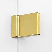 Душевая дверь New Trendy Avexa Gold 80 L EXK-1714 профиль Брашированное золото стекло прозрачное-7