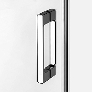 Душевая дверь New Trendy Prime Chrome 100 L D-0298A профиль Хром стекло прозрачное-5