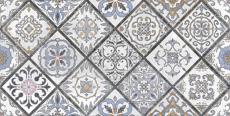Керамическая плитка Laparet Etnis серая мозаика настенная 18-00-06-3654 30x60 см