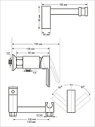 Гигиенический душ со смесителем Viko V-4908 Хром-10