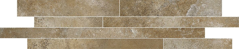 Керамическая мозаика Laparet Ferry коричневый 14,4x69 см